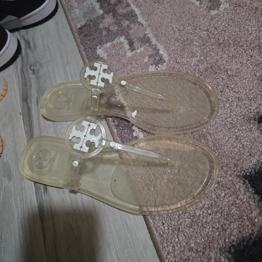 Tory Burch Clear Sandals